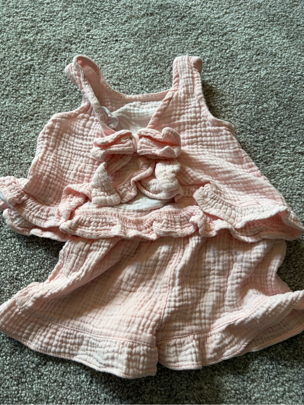 Pink Minnie Mouse Ruffle Toddler Set - Picture 2 of 3